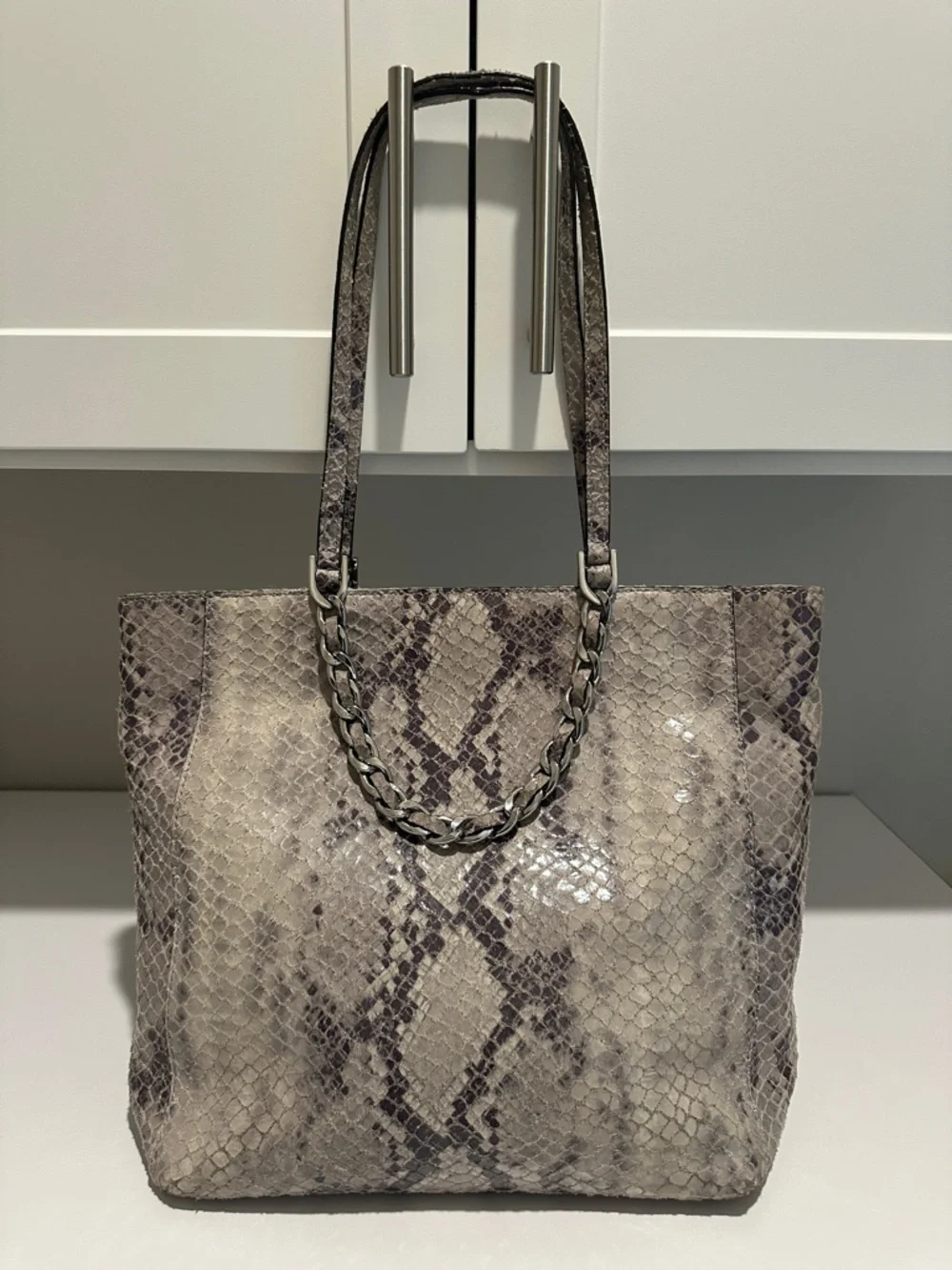 Michael Kors Snake-Print Tote - Picture 4 of 14